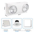 Luz de emergencia de doble cabezal LED 2*3W